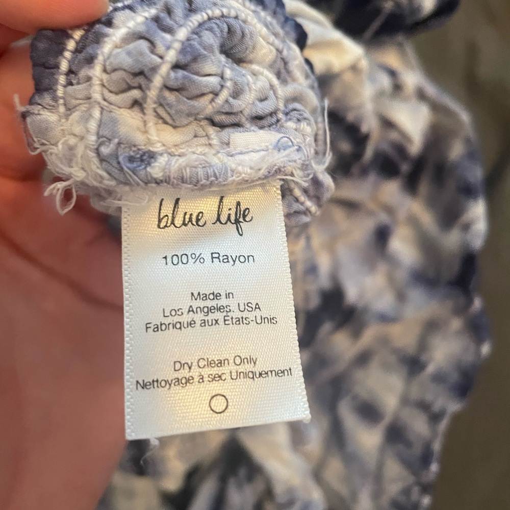 BLUE LIFE TIE DYE SHORTS - Picture 2 of 3